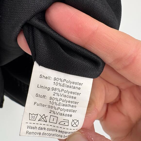 Grace Karin Black Sequin Tank Top Size Large Party y2k New Years - Picture 7 of 9